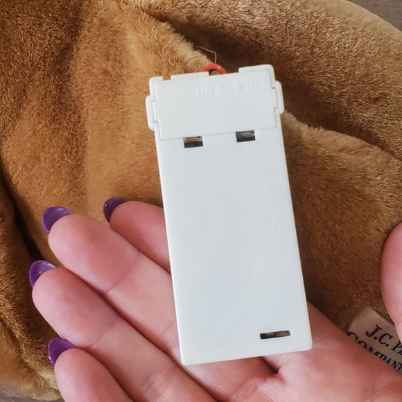 Vintage 90s JcPenny Christmas Barking Sharpee Dog‎ Plush 11" NWT WORKS - Picture 9 of 12